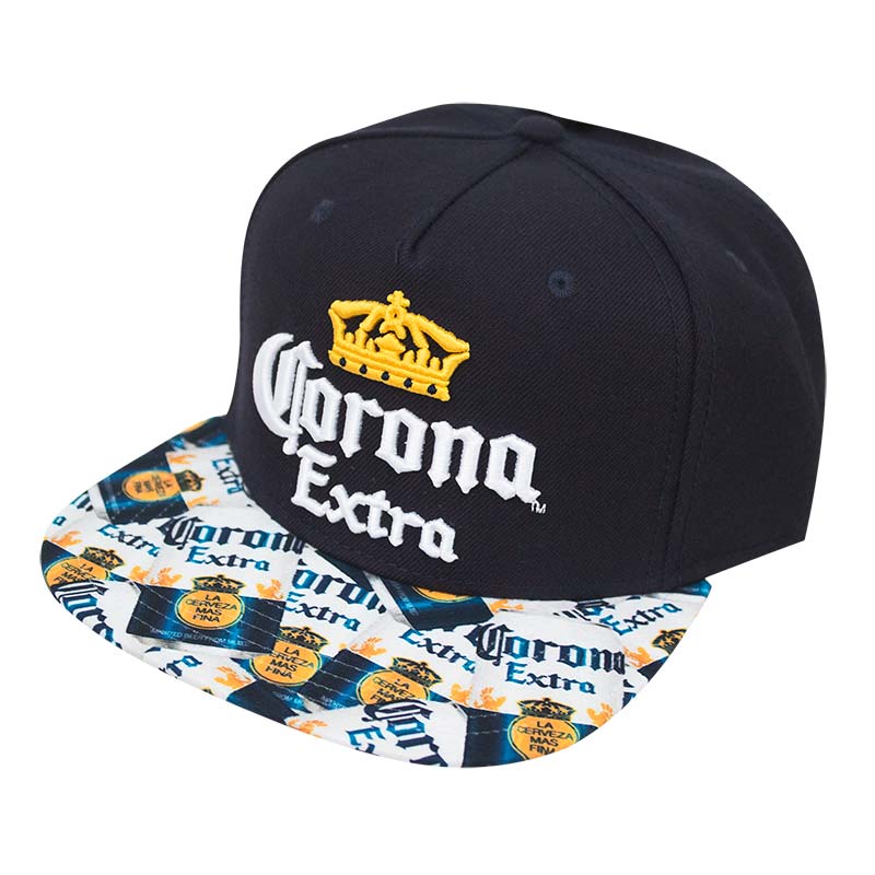 Corona Extra Graphic Logo Brim Snapback Cap