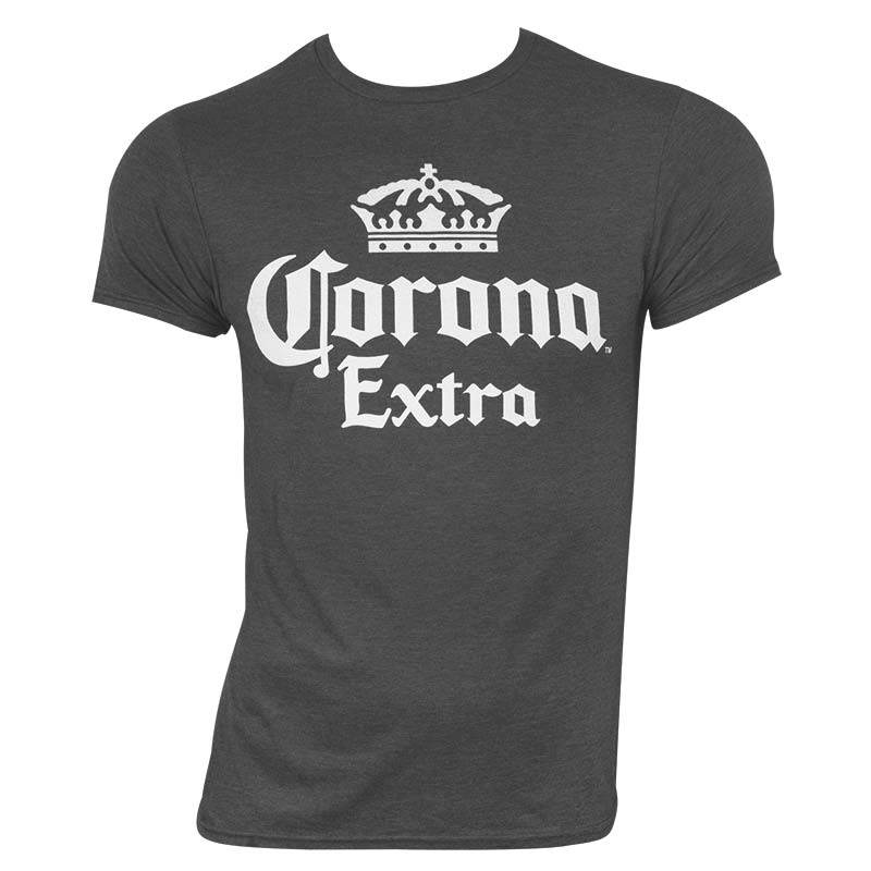Corona Extra Men's Grey Classic Label TShirt