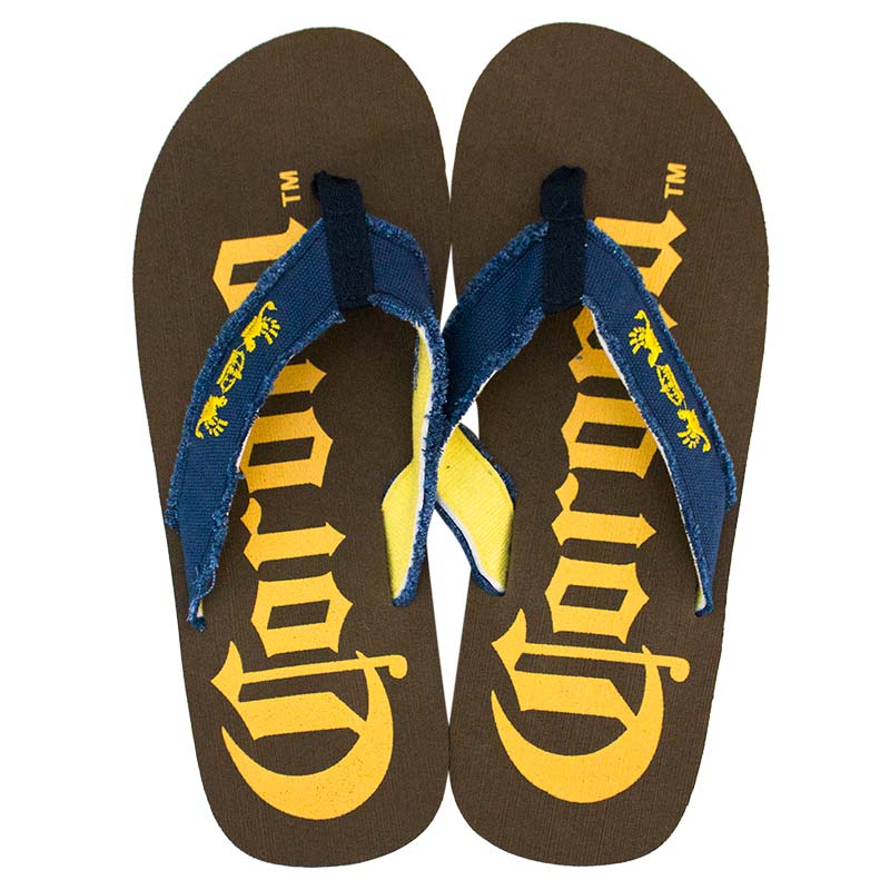 Corona Extra Big Logo Brown Men's Sandals Corona Extra Big Logo Brown Men's Sandals
