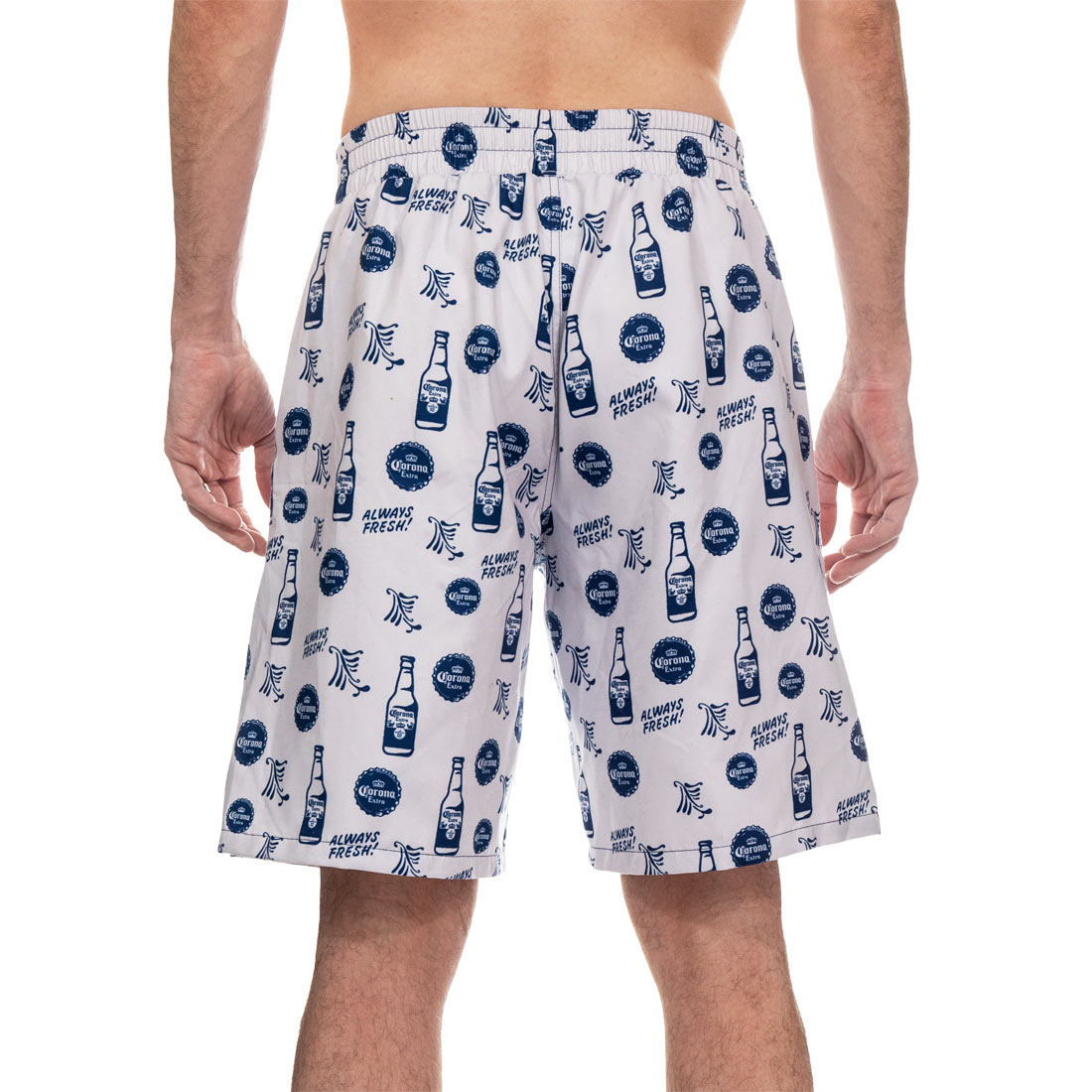 Corona Icon White Board Shorts Corona Icon White Board Shorts