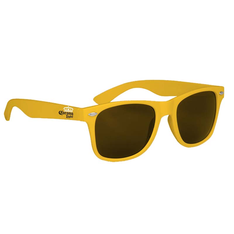 Corona Light Logo Yellow Wayfarer Sunglasses