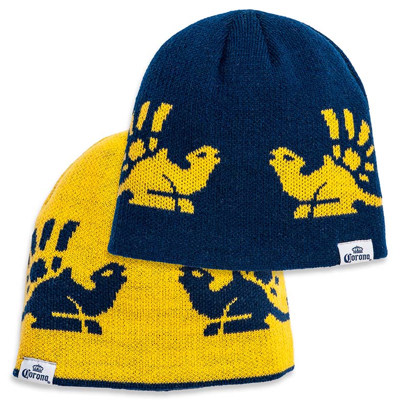 Corona Beer Reversible Winter Beanie Corona Beer Reversible Winter Beanie
