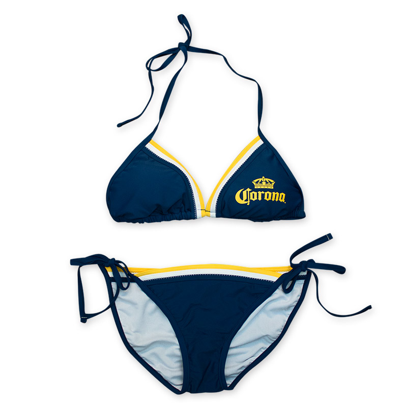 Corona Extra Women's Banded Triangle String Bikini