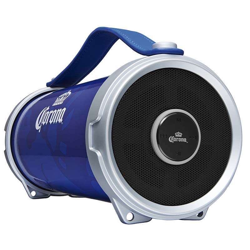 Corona Indoor/Outdoor Blue Portable Bluetooth Speaker