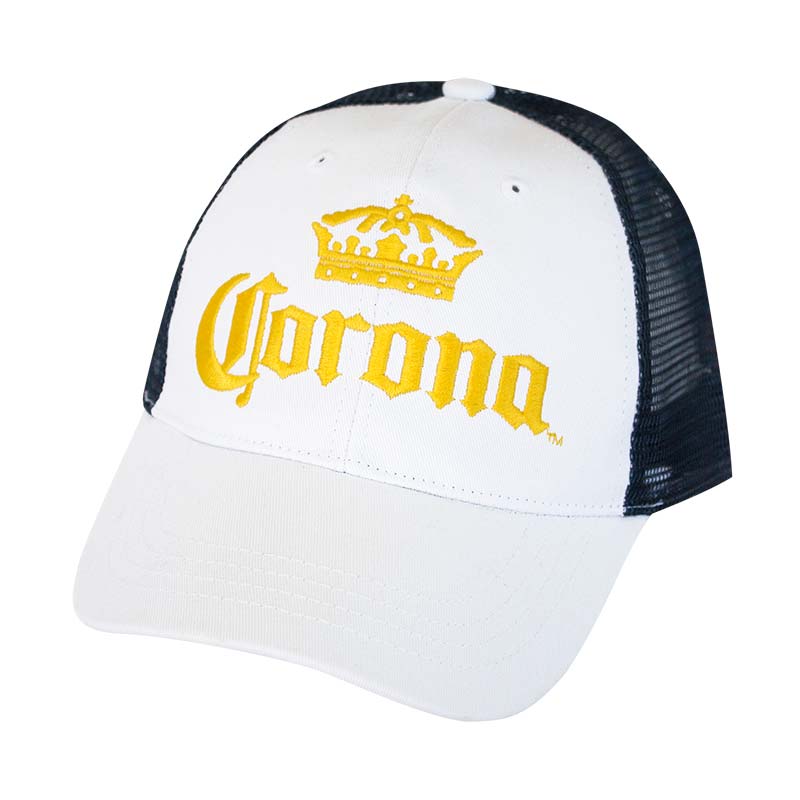 Corona Mesh White Trucker Hat Corona Mesh White Trucker Hat
