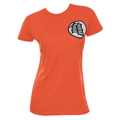 Women's Cotton Blend Dragonball Z Kame Symbol T-Shirt