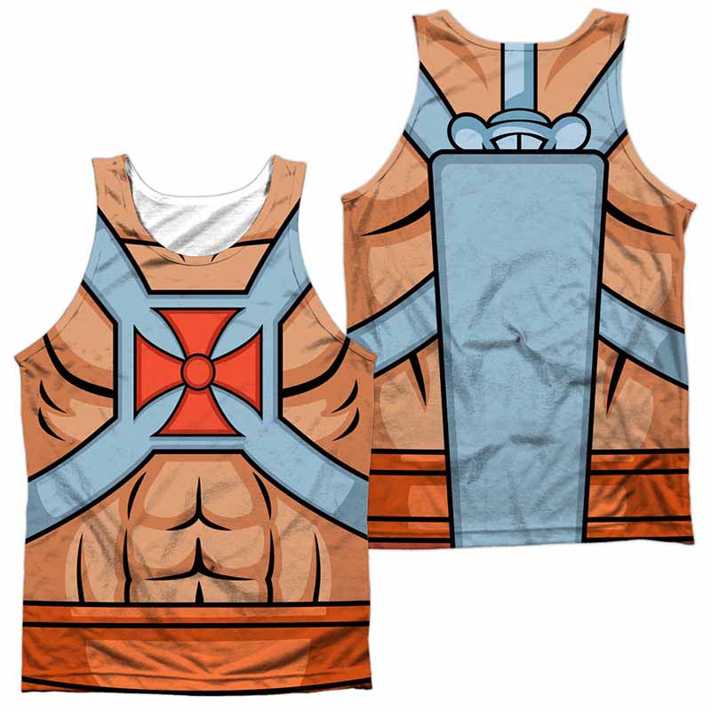 Masters Of The Universe He Man Costumes Sublimation Tank Top Masters Of The Universe He Man Costumes Sublimation Tank Top