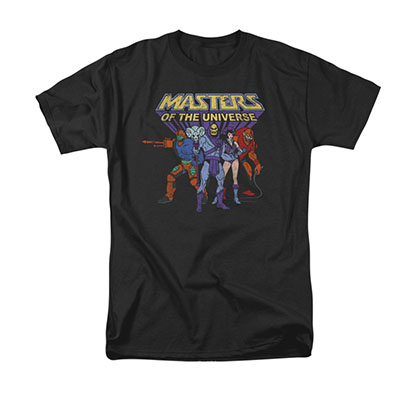 He-Man Masters Of The Universe Villains Black Tee Shirt