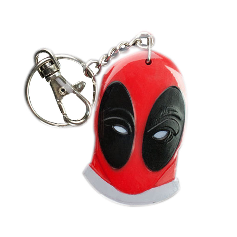 bob ross deadpool keychain