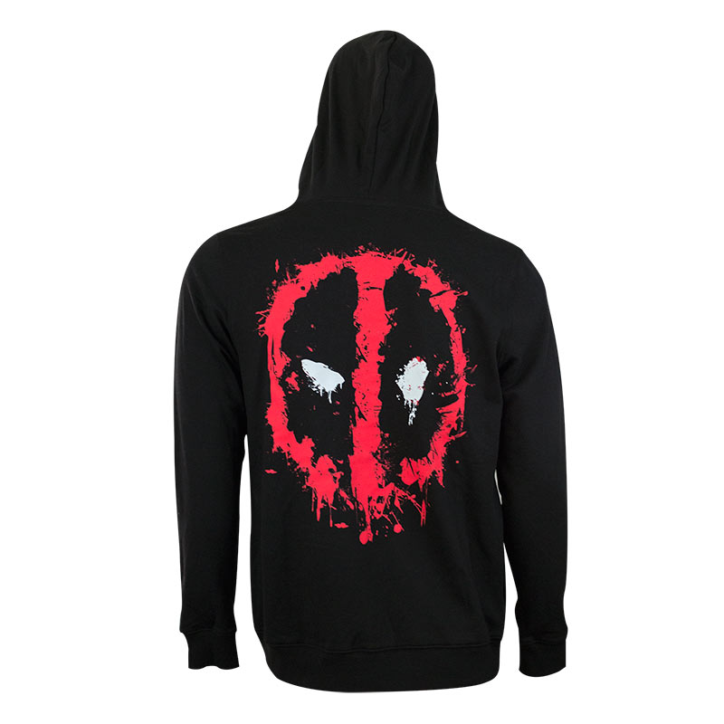 deadpool s black zip hoodie superheroden deadpool s black zip hoodie superheroden