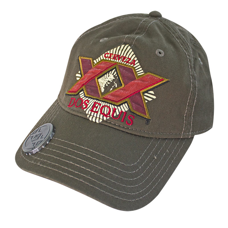 Dos Equis Adjustable Brown Bottle Opener Cap Dos Equis Adjustable Brown Bottle Opener Cap