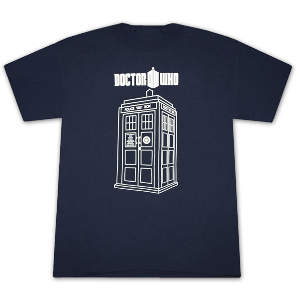 dr who tardis shirt