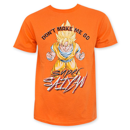 Dragonball Z Men's Orange Super Saiyan Tee Shirt