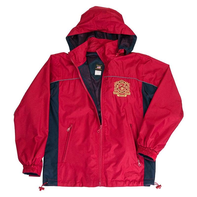 Firefighter Fire Department Windbreaker Mens Red Jacket Firefighter Fire Department Windbreaker Mens Red Jacket