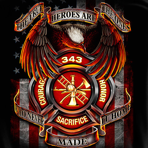 fdny 343 shirt