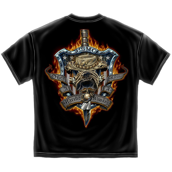 black marine shirt