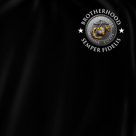 Brotherhood Marines Shirt - Black Brotherhood Marines Shirt - Black