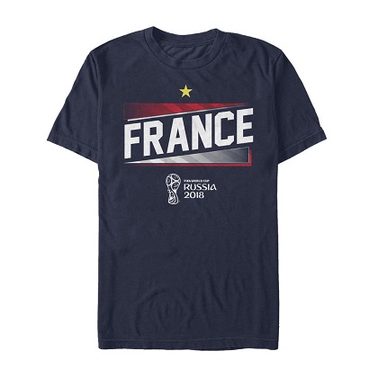 World Cup 2018 France Navy Tshirt