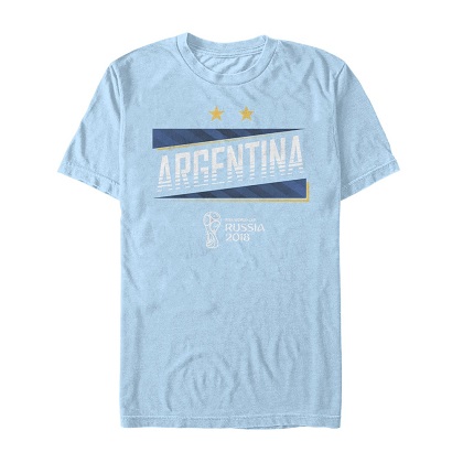 World Cup 2018 Argentina Light Blue Tshirt