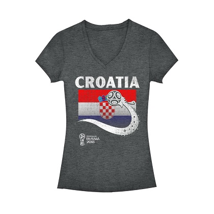 World Cup 2018 Croatia Women's Vneck Tshirt