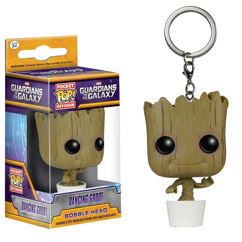Guardians Of The Galaxy Funko Pop Dancing Groot Pocket Keychain Guardians Of The Galaxy Funko Pop Dancing Groot Pocket Keychain
