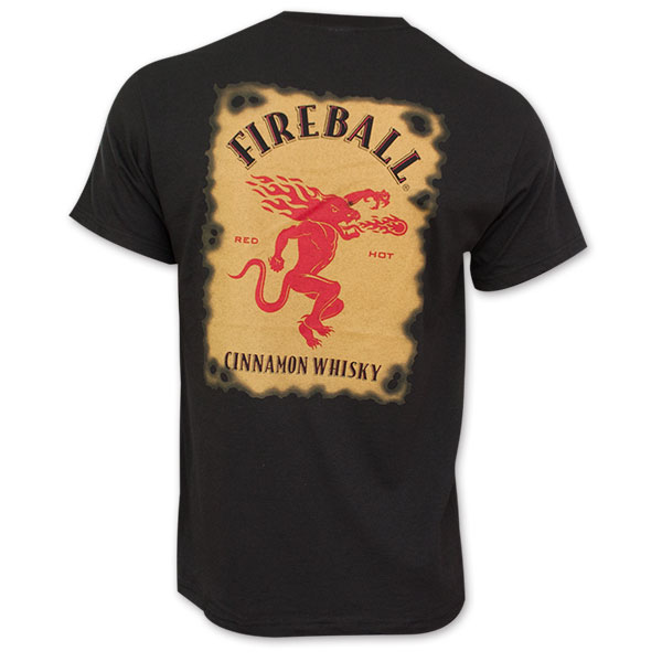 men's fireball t shirt