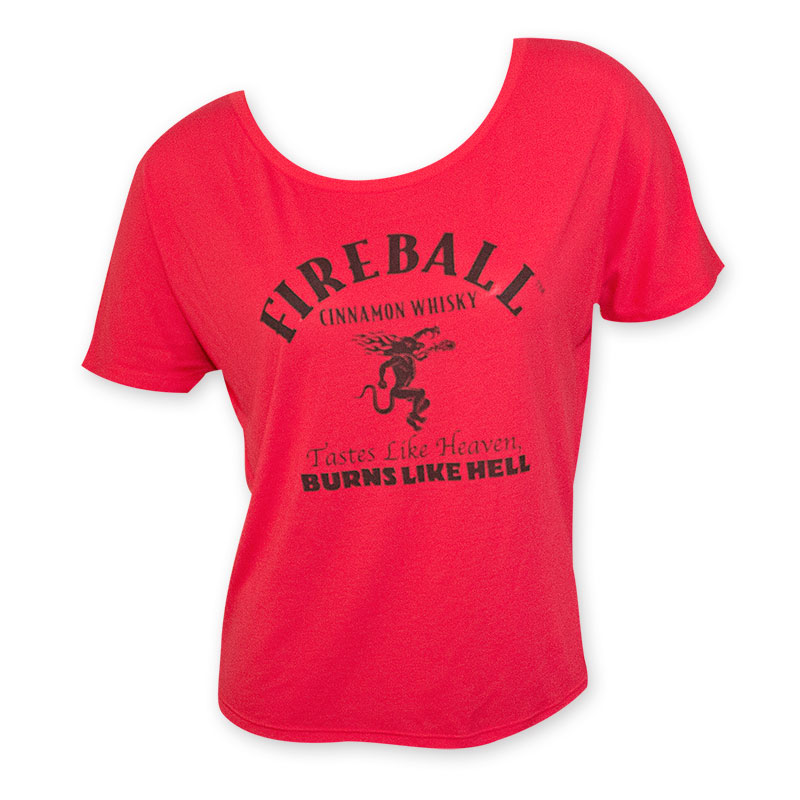 red fireball t shirt