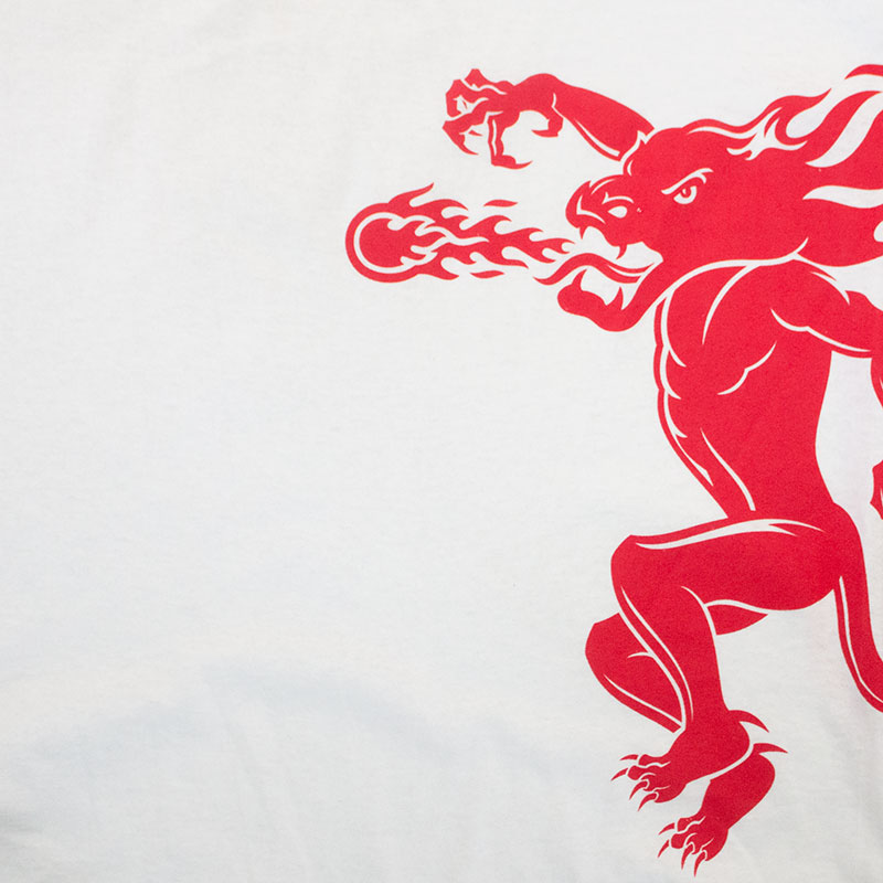 Fireball Men's White Dragon Breath T-Shirt Fireball Men's White Dragon Breath T-Shirt