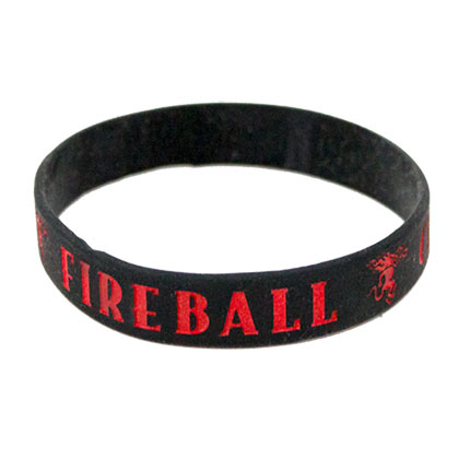 Fireball Whiskey Rubber Bracelet