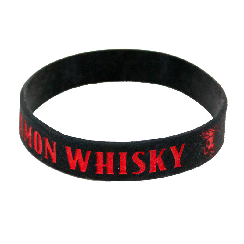 Fireball Whisky Black Rubber Bracelet Fireball Whisky Black Rubber Bracelet