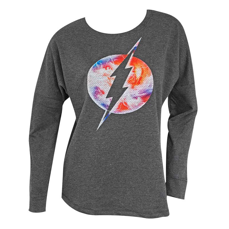 Flash Threadpixel Drop Shoulder Long Sleeve Women's Sweatshirt Flash Threadpixel Drop Shoulder Long Sleeve Women's Sweatshirt