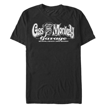 Gas Monkey Garage Blood Sweat Beers Black Tshirt