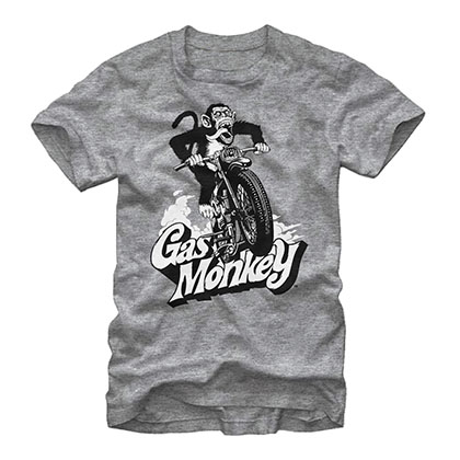Gas Monkey Garage Speedin Gray T-Shirt