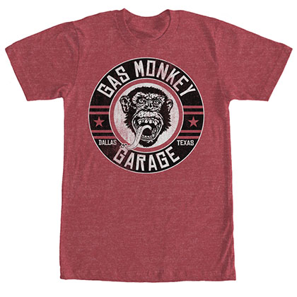 Gas Monkey Garage Ground Rider Red T-Shirt