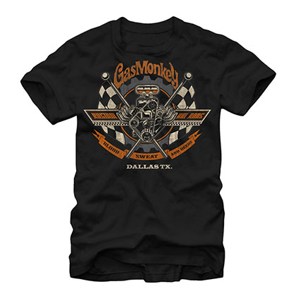 Gas Monkey Garage Texas Made Black T-Shirt