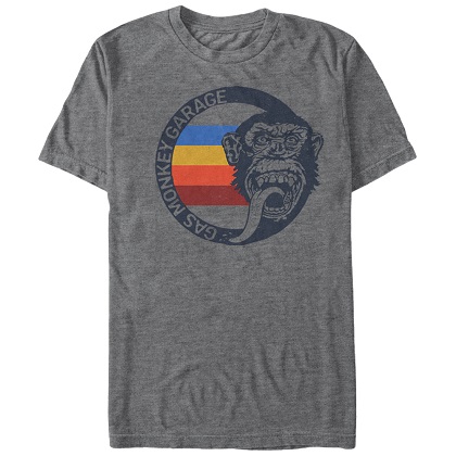 Gas Monkey Garage Vintage Stripes Gray T-Shirt