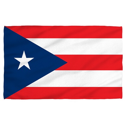 Puerto Rico Flag Beach Towel
