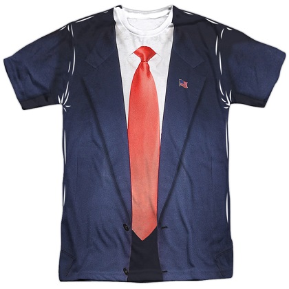 Presidential Suit and Tie Costume Tshirt