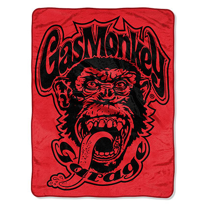 Gas Monkey Super Plush Throw Blanket