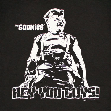 goonies t shirt hey you guys