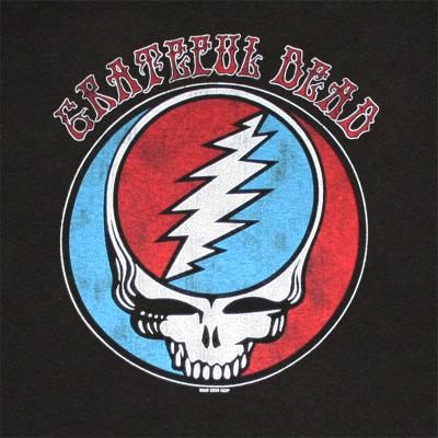 Grateful Dead SYF Classic Logo Black Graphic T-Shirt