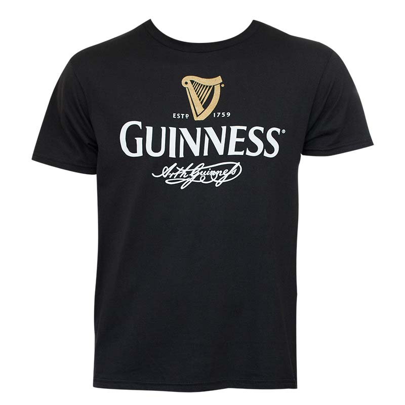 Guinness Men's Signature Black T-Shirt