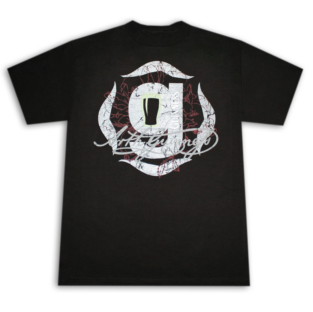 Guinness G Signature Black Graphic Tee Shirt