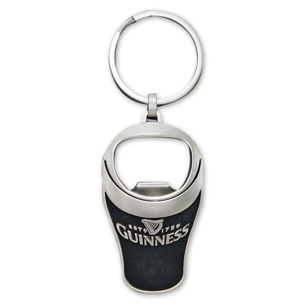 Guinness Pint Glass Bottle Opener Keychain Guinness Pint Glass Bottle Opener Keychain
