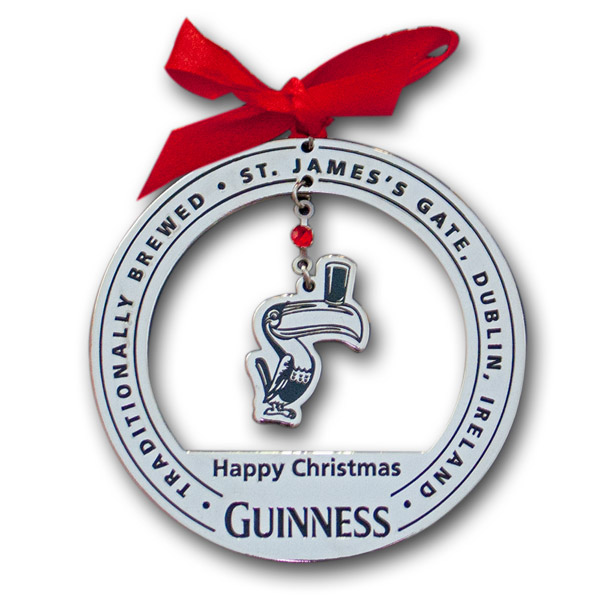 guinness toucan chrome christmas tree ornament guinness toucan chrome christmas tree ornament