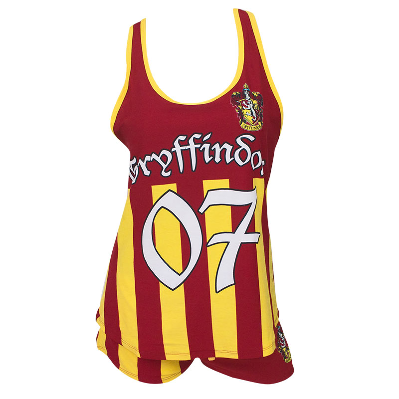 Harry Potter Women's Gryffindor Quidditch Seeker Varsity Pajamas Harry Potter Women's Gryffindor Quidditch Seeker Varsity Pajamas