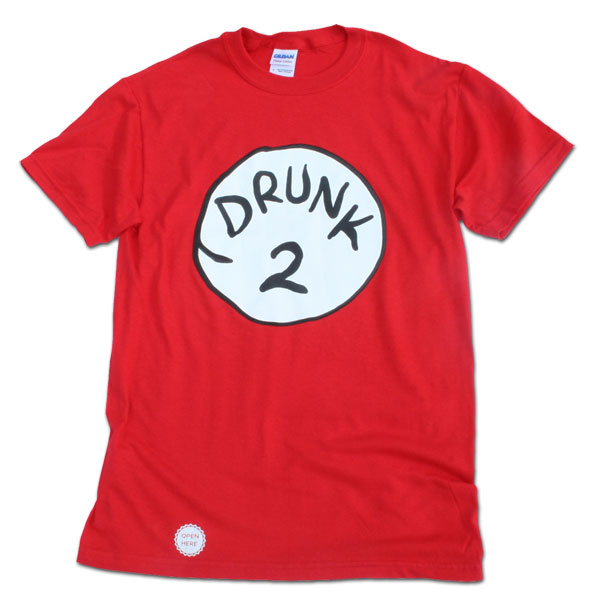 Drunk 2 Bottle Opener Red Shirt Drunk 2 Bottle Opener Red Shirt