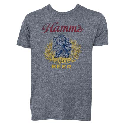 Hamm's Graphite Logo Tee Shirt