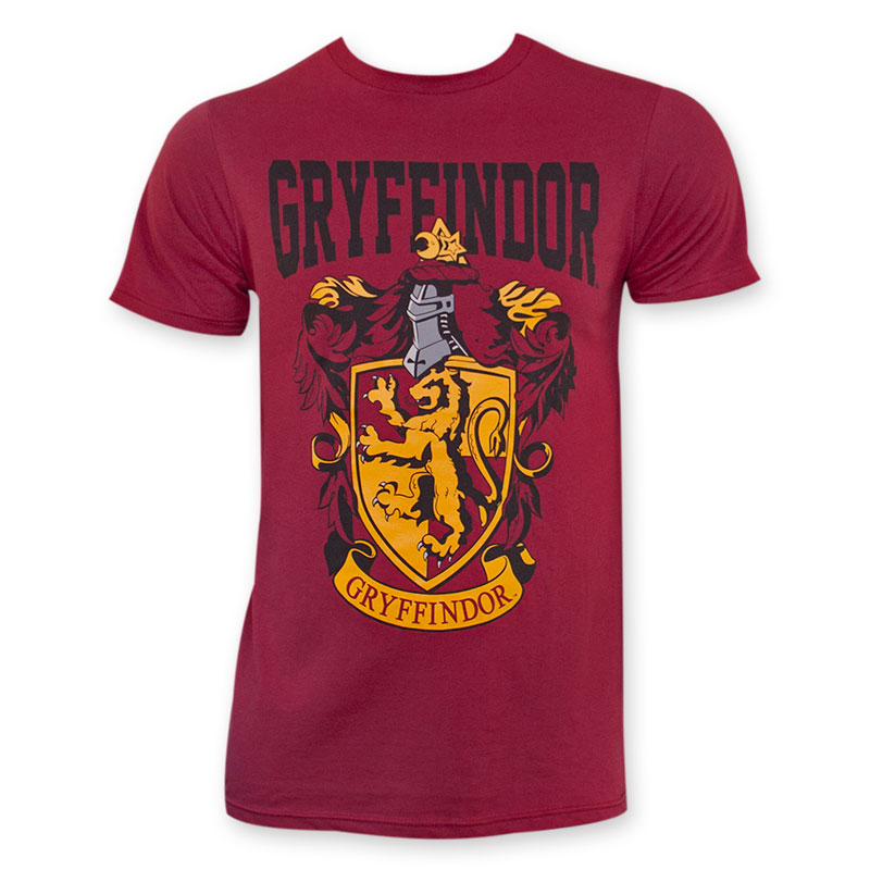 Harry Potter Scarlet Gryffindor Logo T-Shirt | TVMovieDepot.com