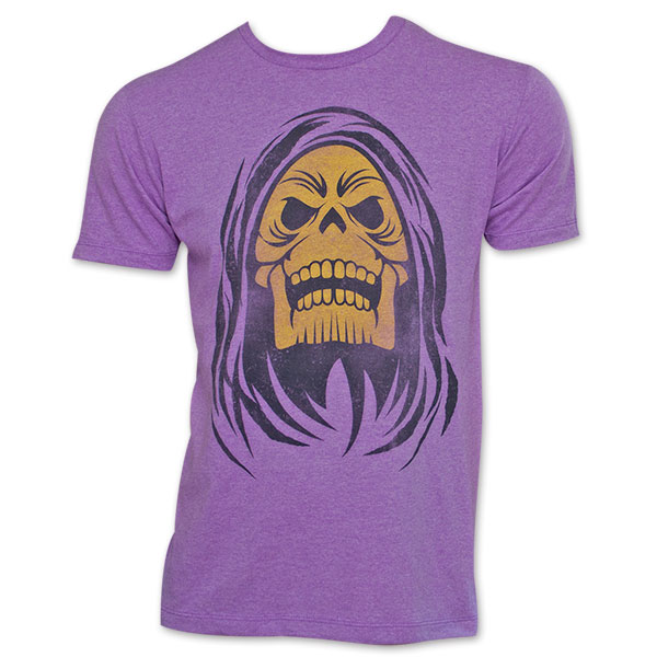 He-Man Skeletor Neon Purple T-Shirt | TVMovieDepot.com